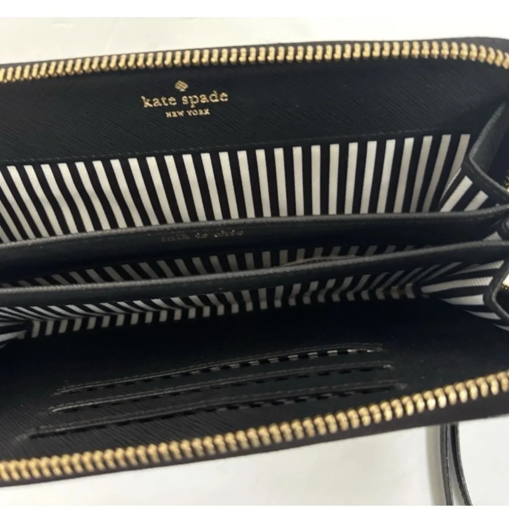 Kate Spade Black Wristlet Wallet